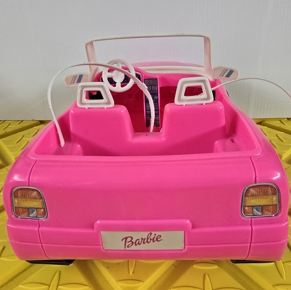 Vintage Mattel Barbie Hot Drivin' Sports Car Hot Pink 1998 Convertible - Picture 6 of 6